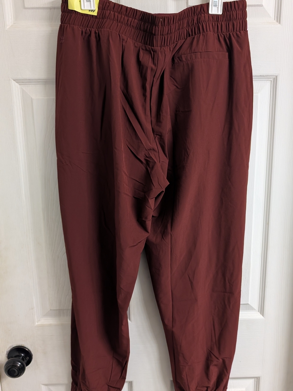 all in motion Women's High-Rise Drawstring Joggers - Deep Brick - Picture 6 of 8